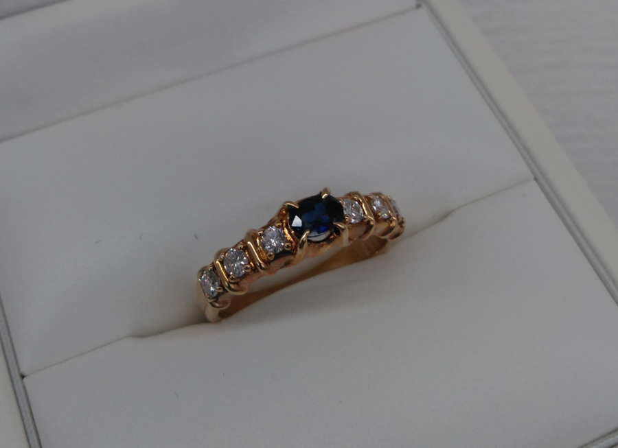 １８金☆サファイア☆ダイヤモンドリングの買取実績　【新潟県/燕三条市/燕三条店】  