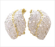 ダイヤ K18 ピアス