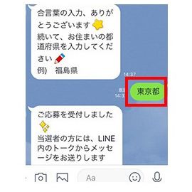 エントリー完了